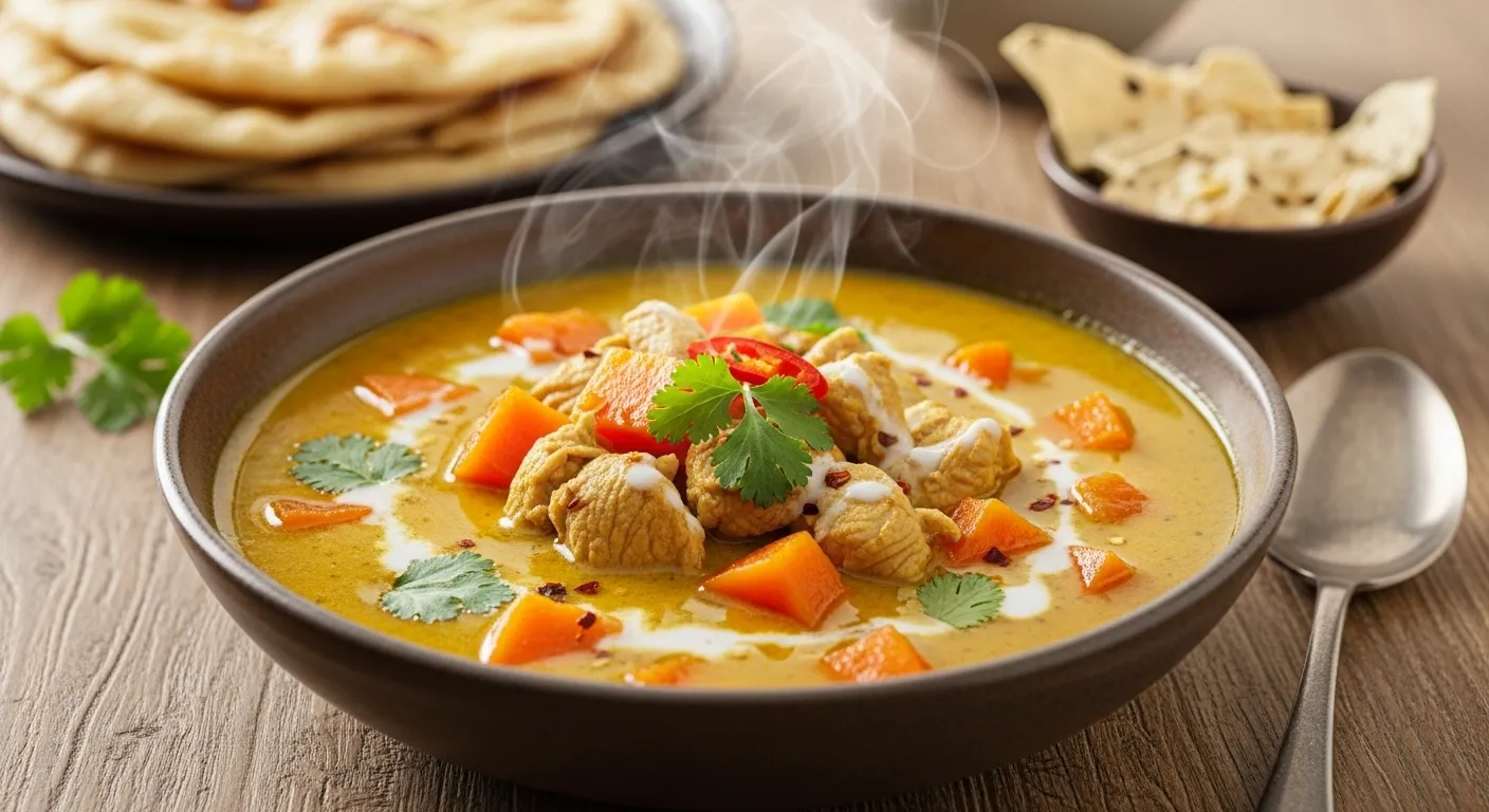 bowl of Chicken and Papaya Soup