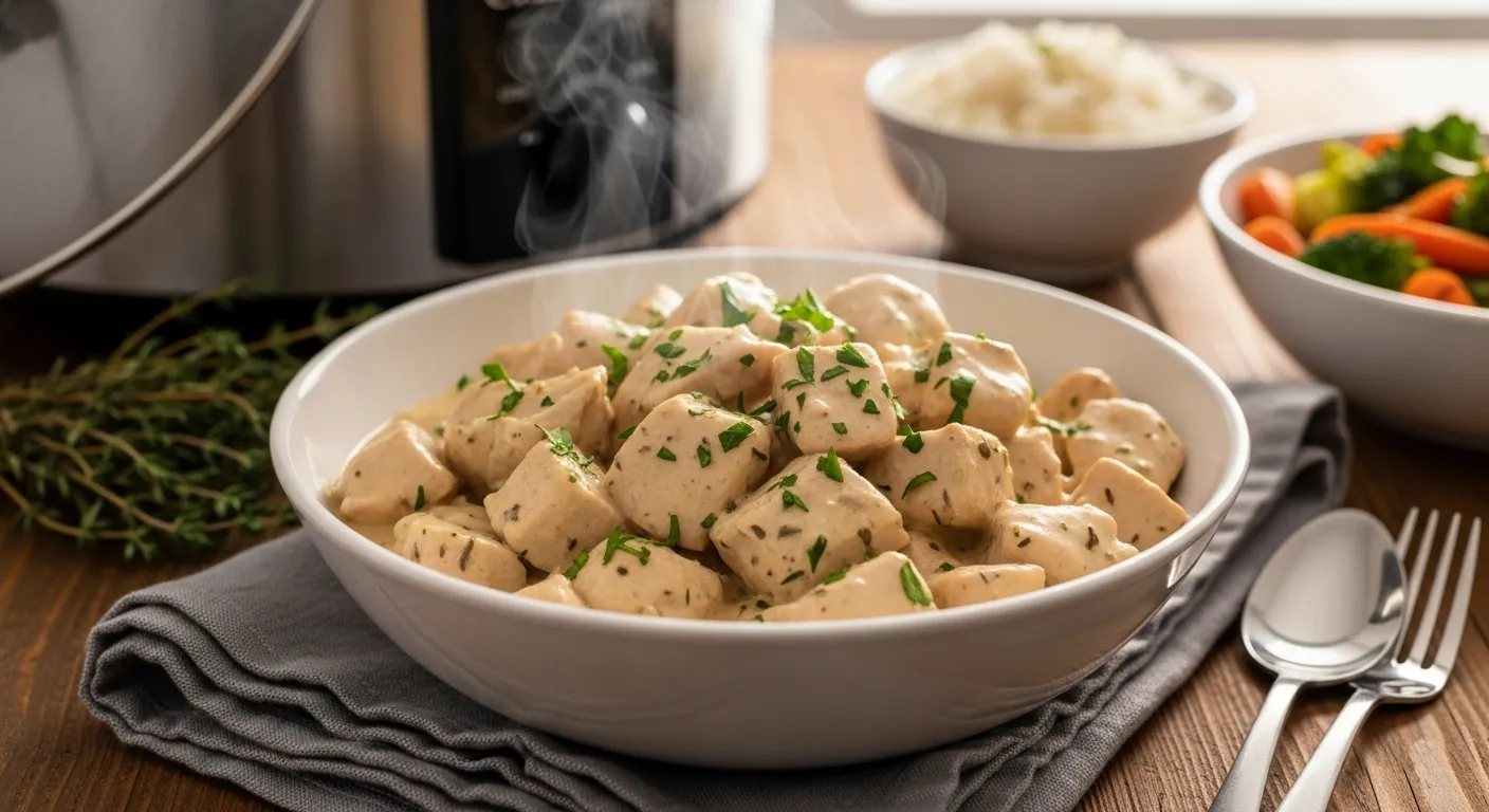 Crockpot Diced Chicken dish
