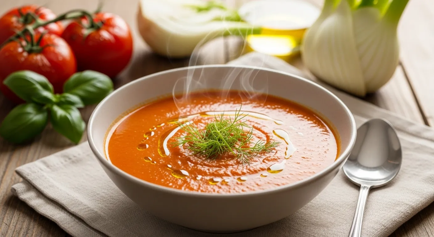 Roasted Tomato Fennel Soup