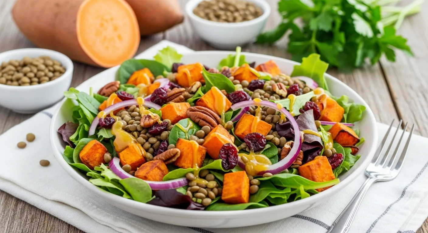 Sweet Potato Lentil Salad