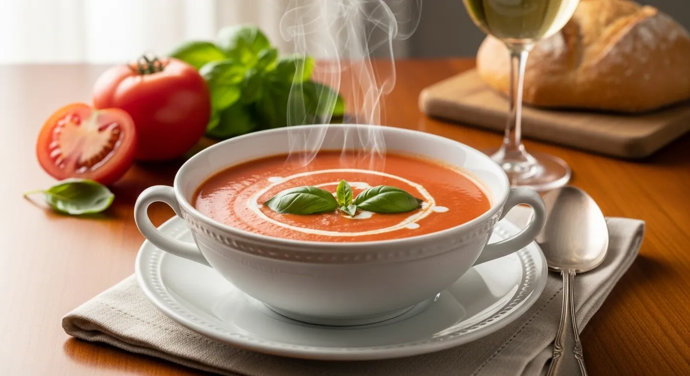 Tomato Basil Bisque Soup
