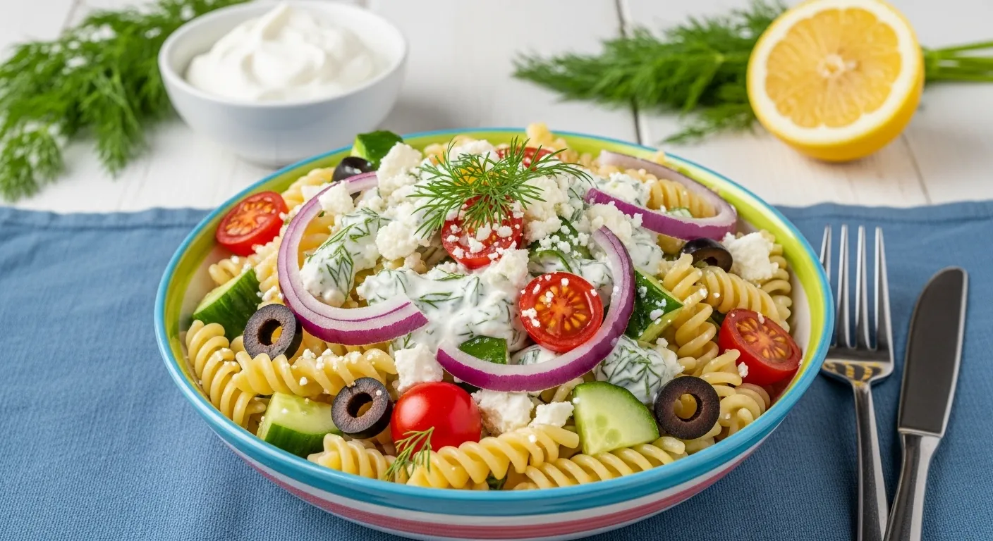 Tzatziki Pasta Salad