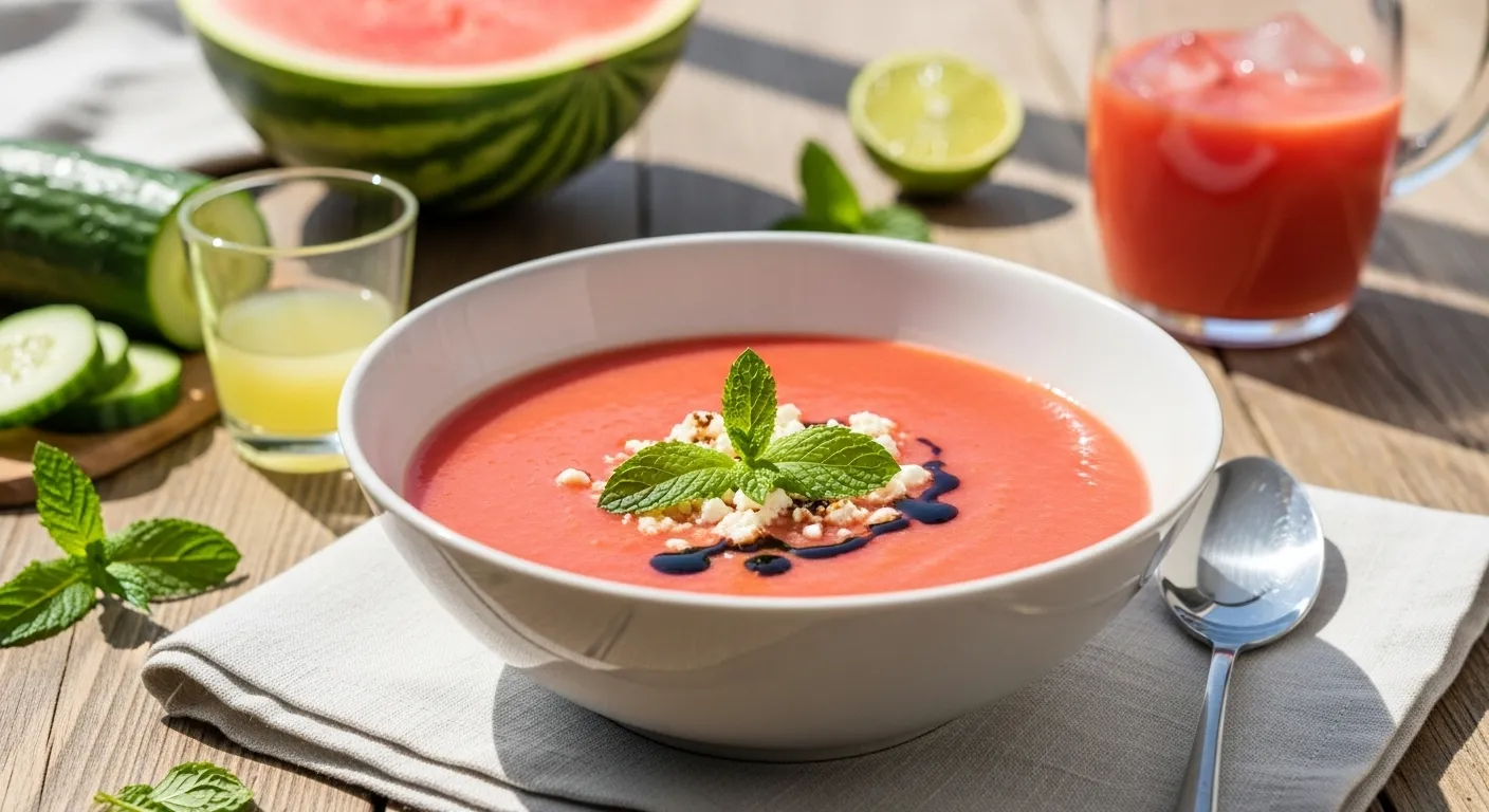 chilled watermelon soup