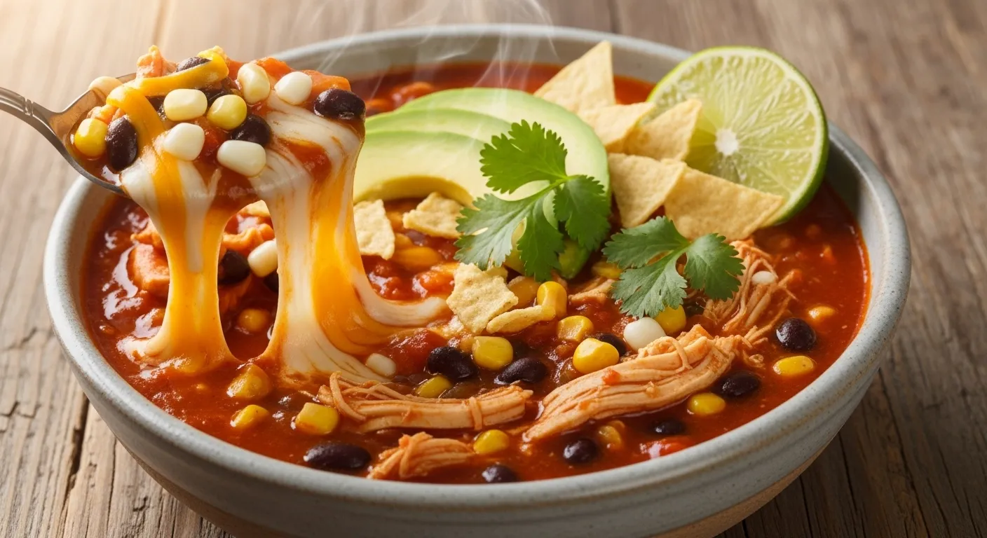 Chili Chicken Enchilada Soup