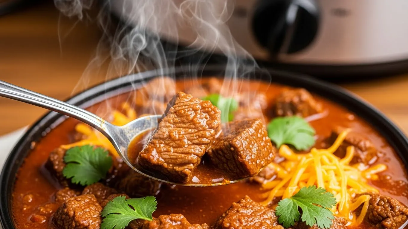 Crockpot Steak Chili