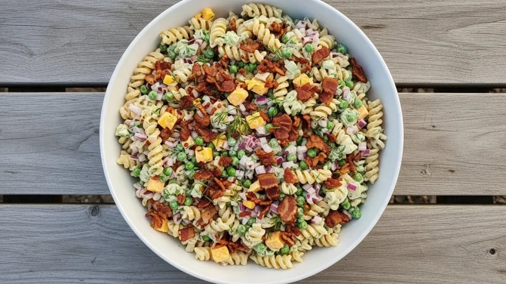 bacon ranch pasta salad