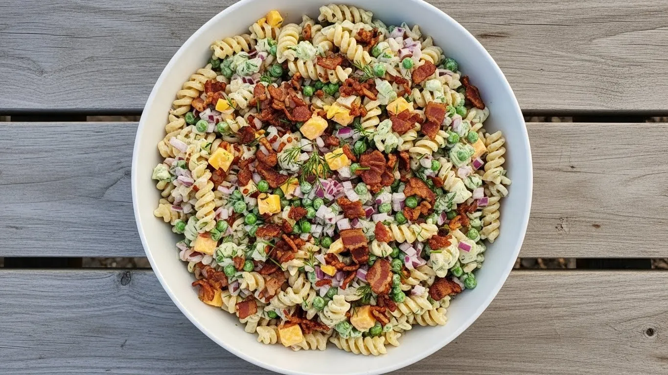 bacon ranch pasta salad