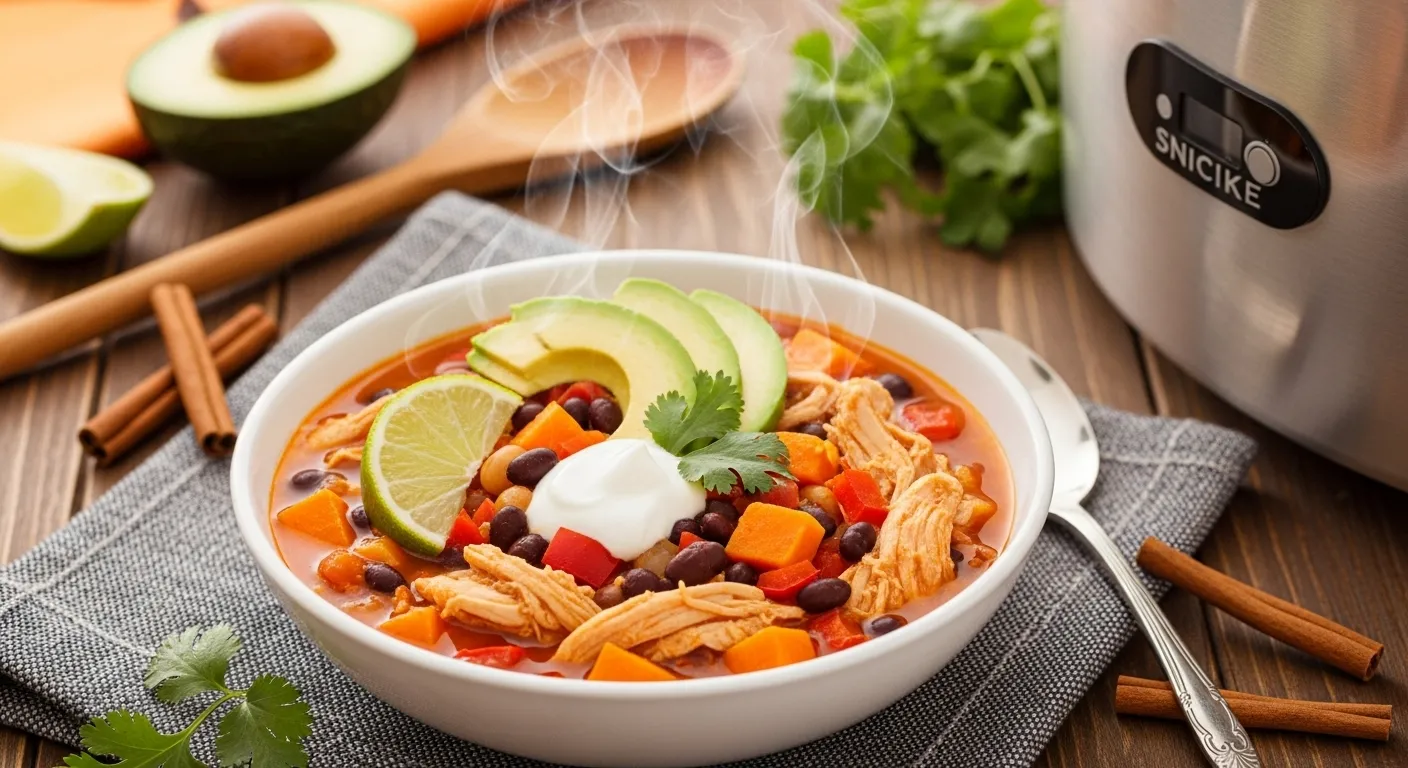 ockpot Chicken and Sweet Potato Chili