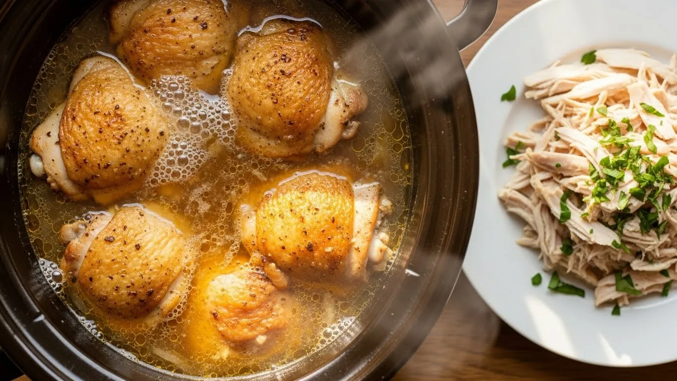Crockpot Chicken Thighs