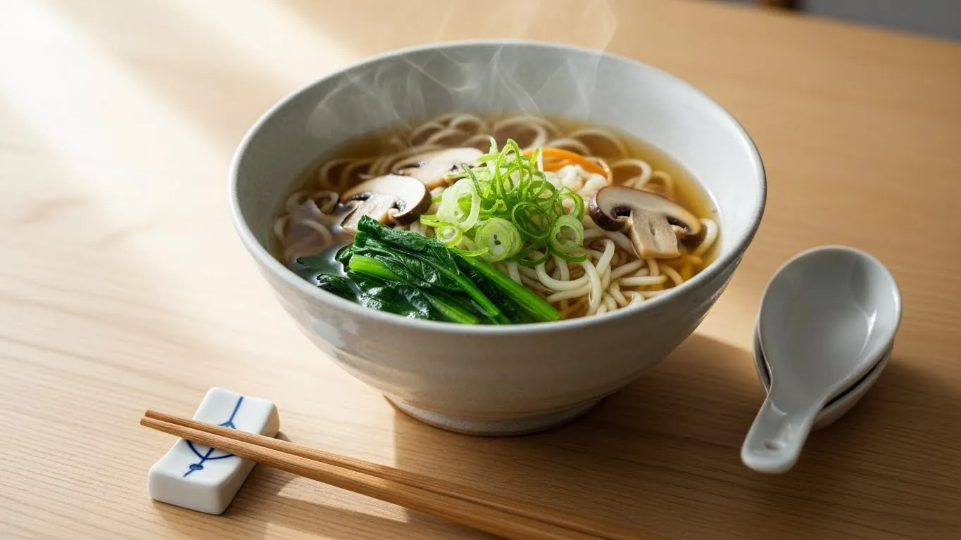Miso noodle soup