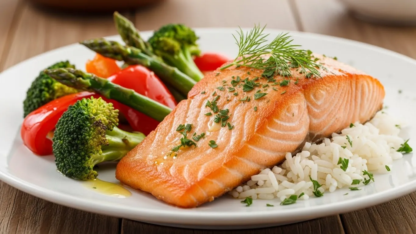 Salmon Dinner With