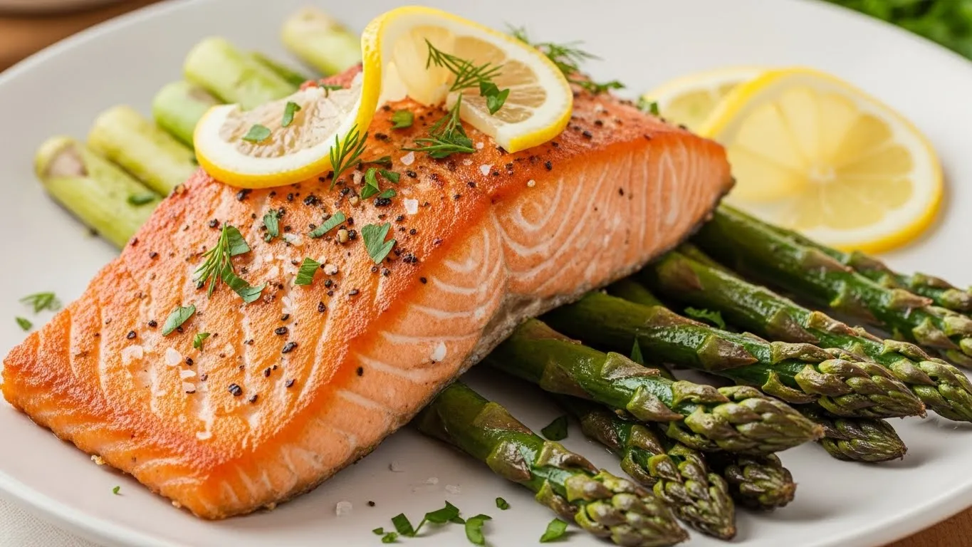 Salmon With Asparagus Recipe