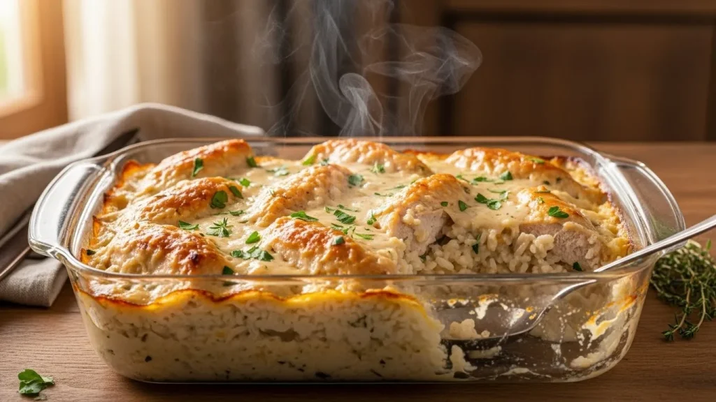 chicken casserole with rice