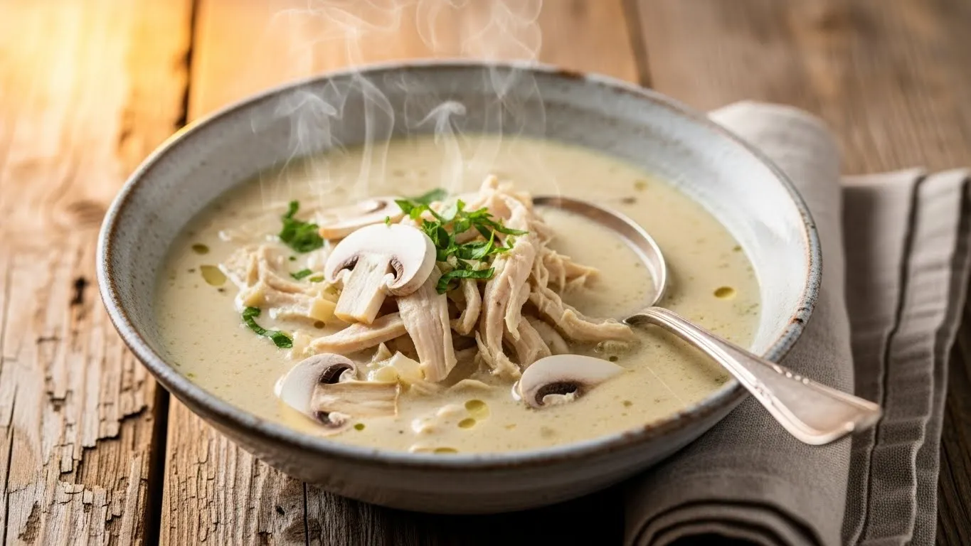 chicken mushroom soup