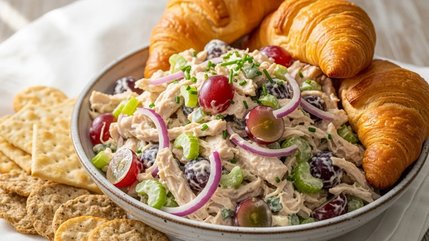 chicken salad with grapes