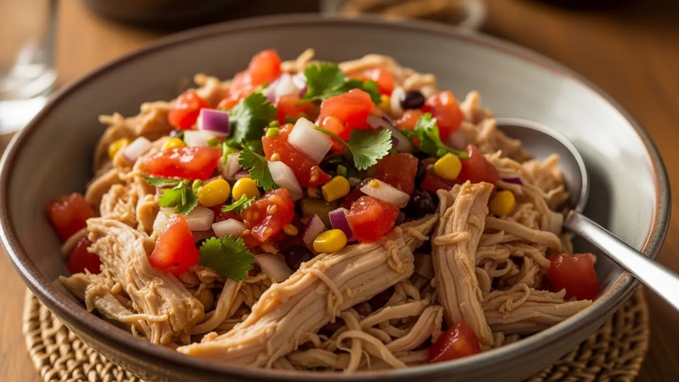 crockpot salsa chicken