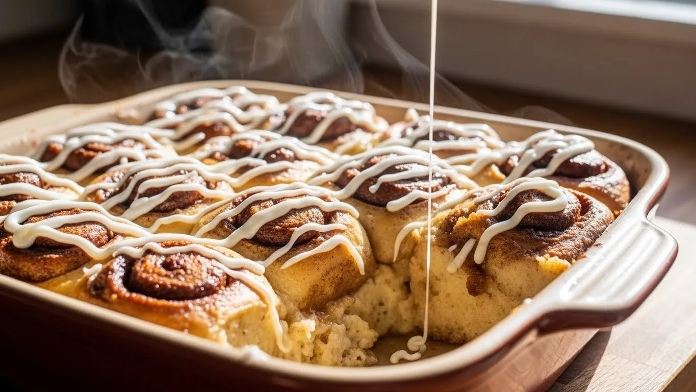 Cinnamon roll casserole