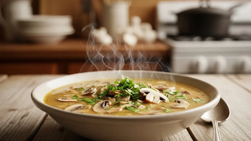 Crockpot Mushroom Soup Recipe