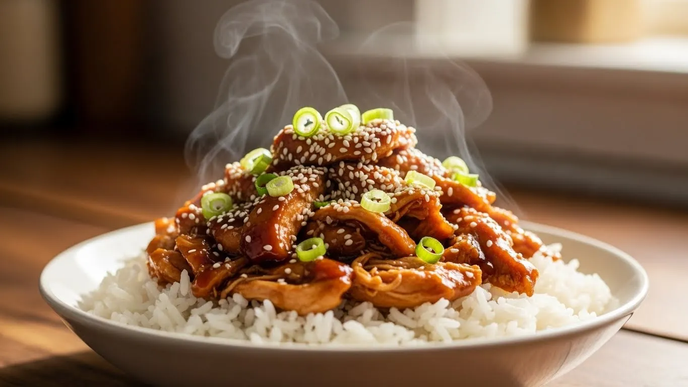 Crockpot teriyaki chicken