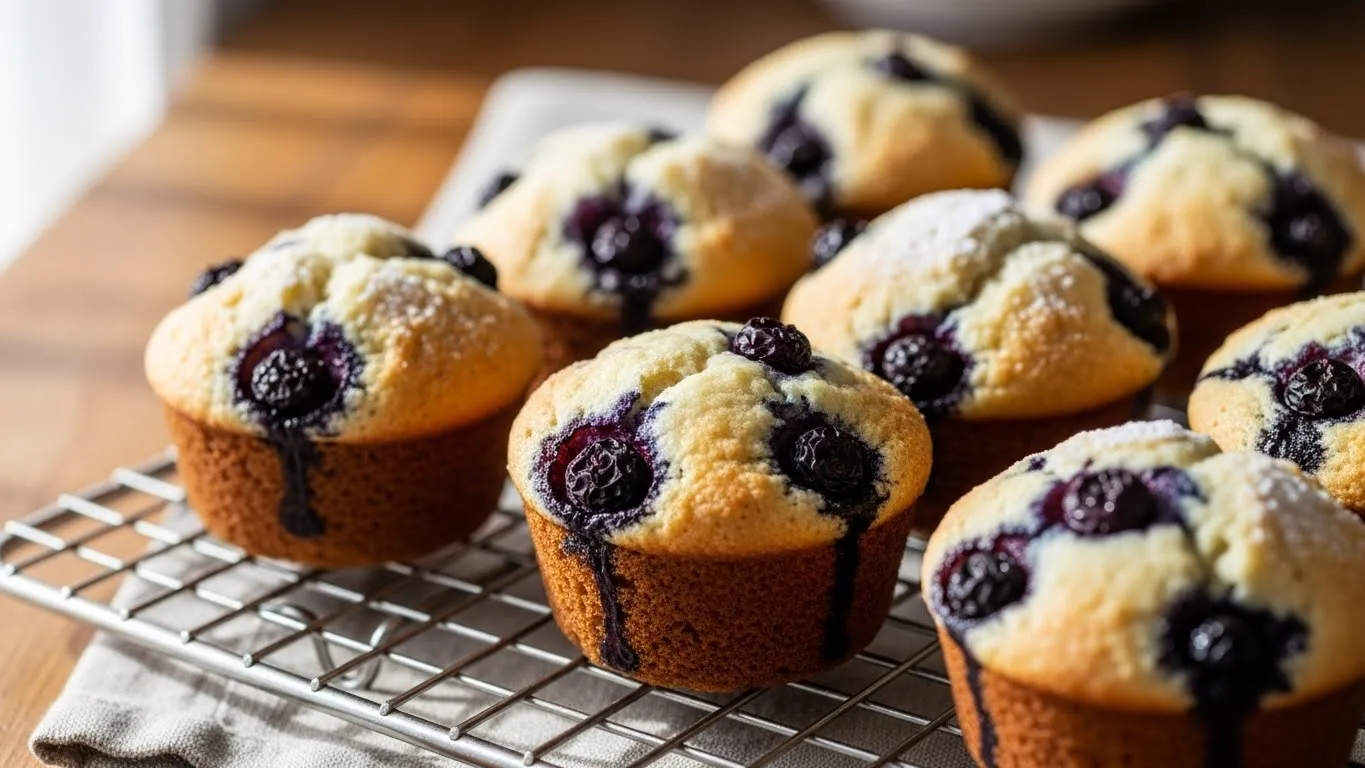 Gluten free blueberry muffins
