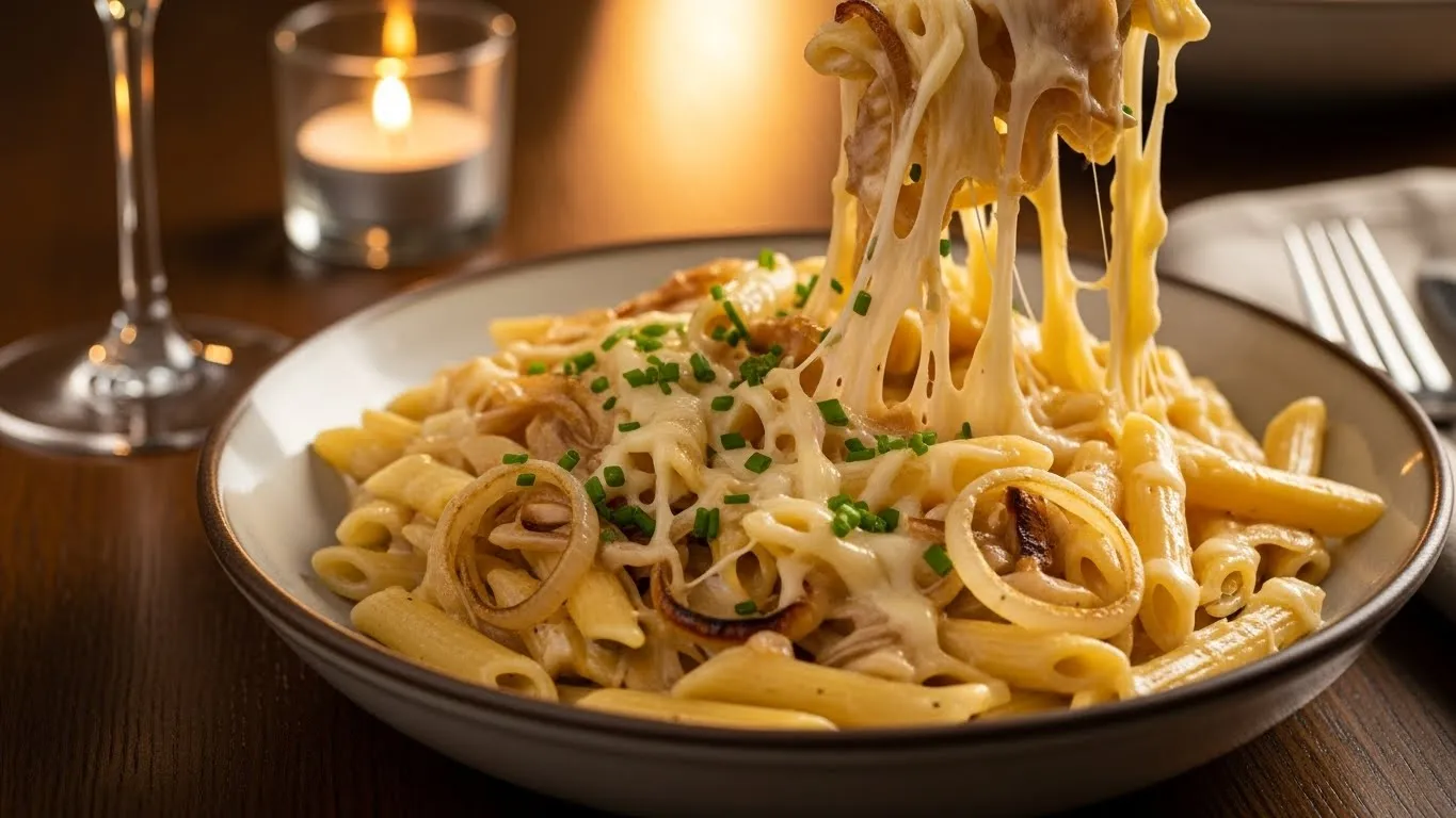 One pot French onion pasta