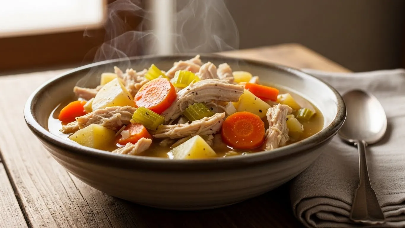 Slow cooker chicken stew