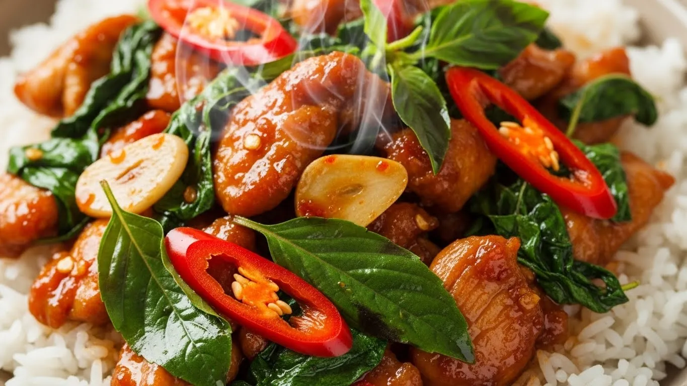 Thai basil chicken