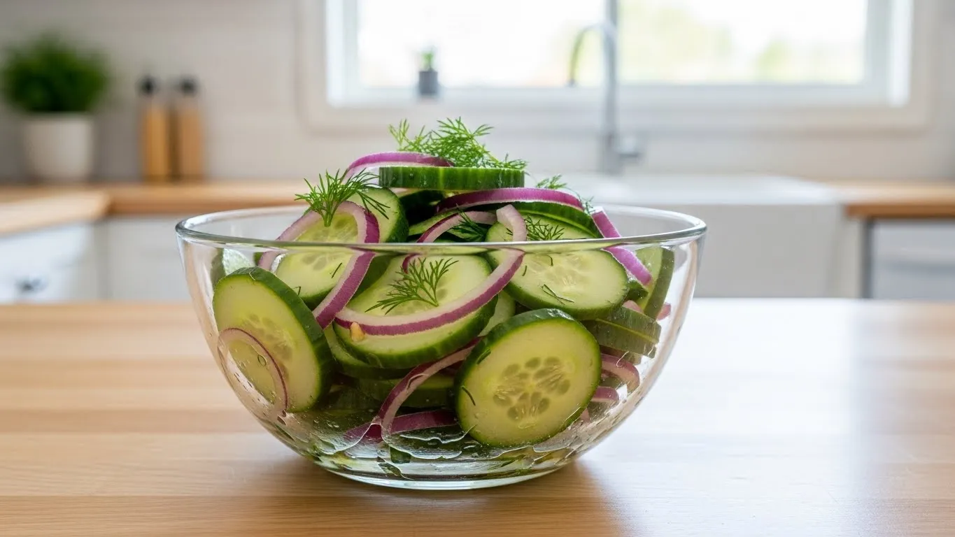 cucumber onion salad