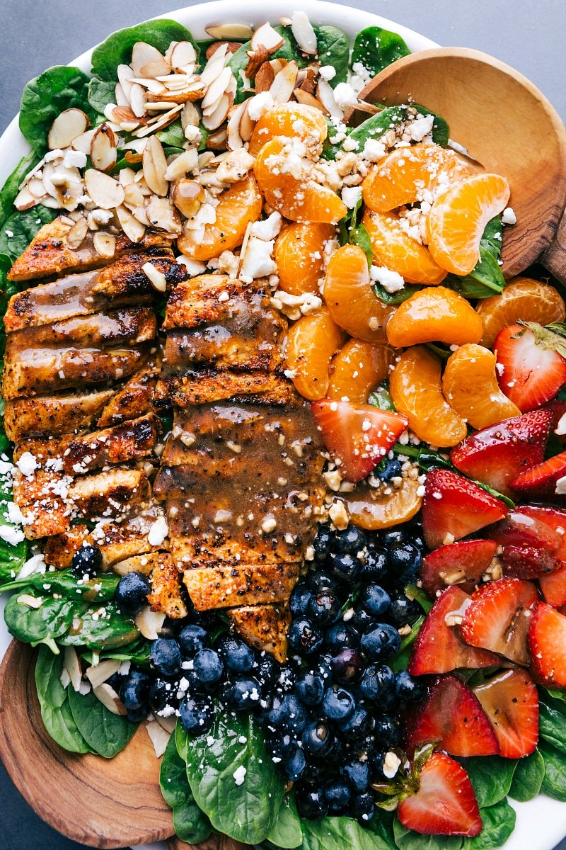 Spinach Chicken Salad (Fresh, Hearty, and Dinner-Worthy)