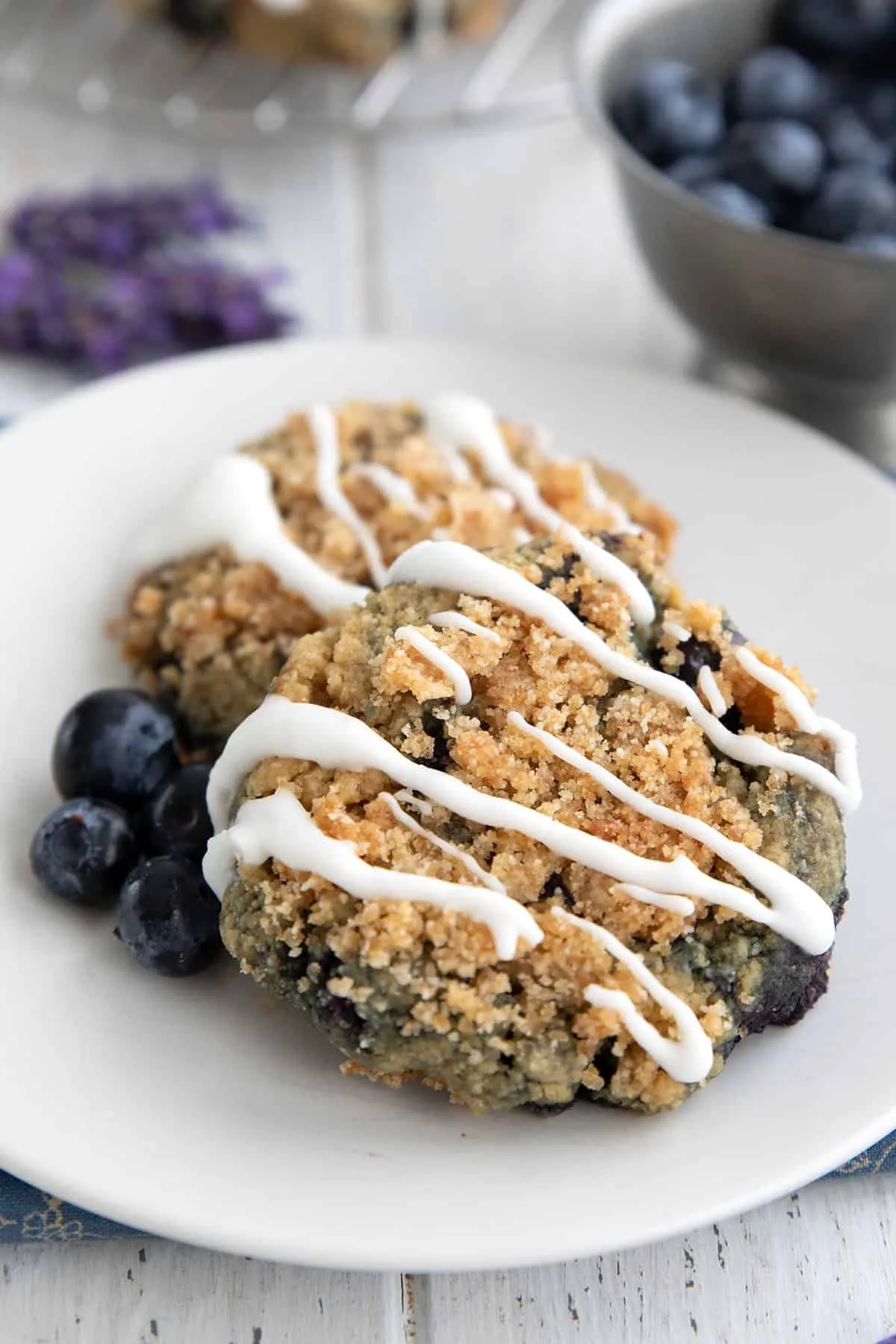 Keto Blueberry Cookies (Soft, Low-Carb, and Genuinely Cookie-Like)