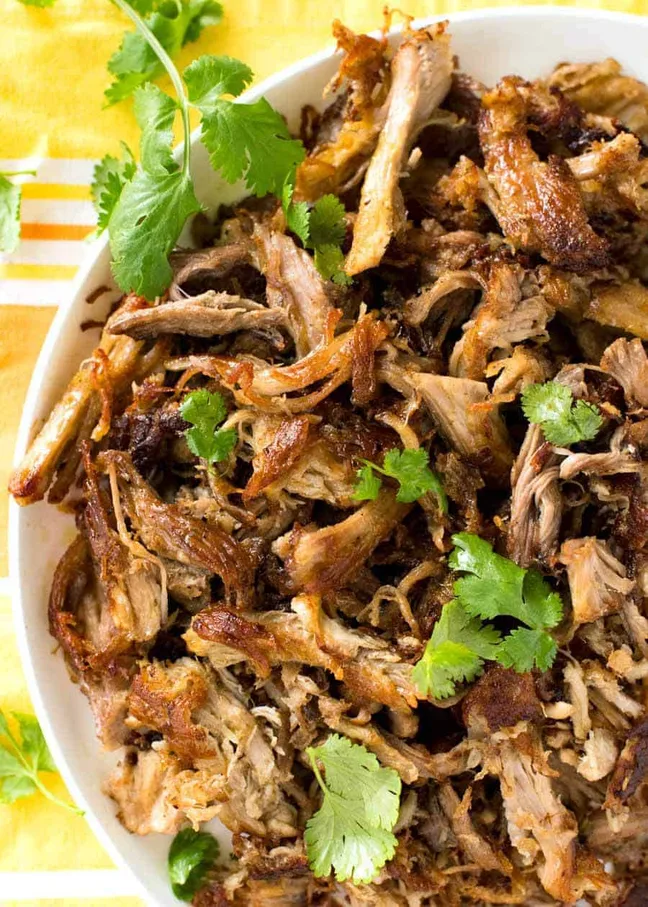 Slow Cooker Carnitas (Deeply Savory, Tender, and Crispy Where It Counts)