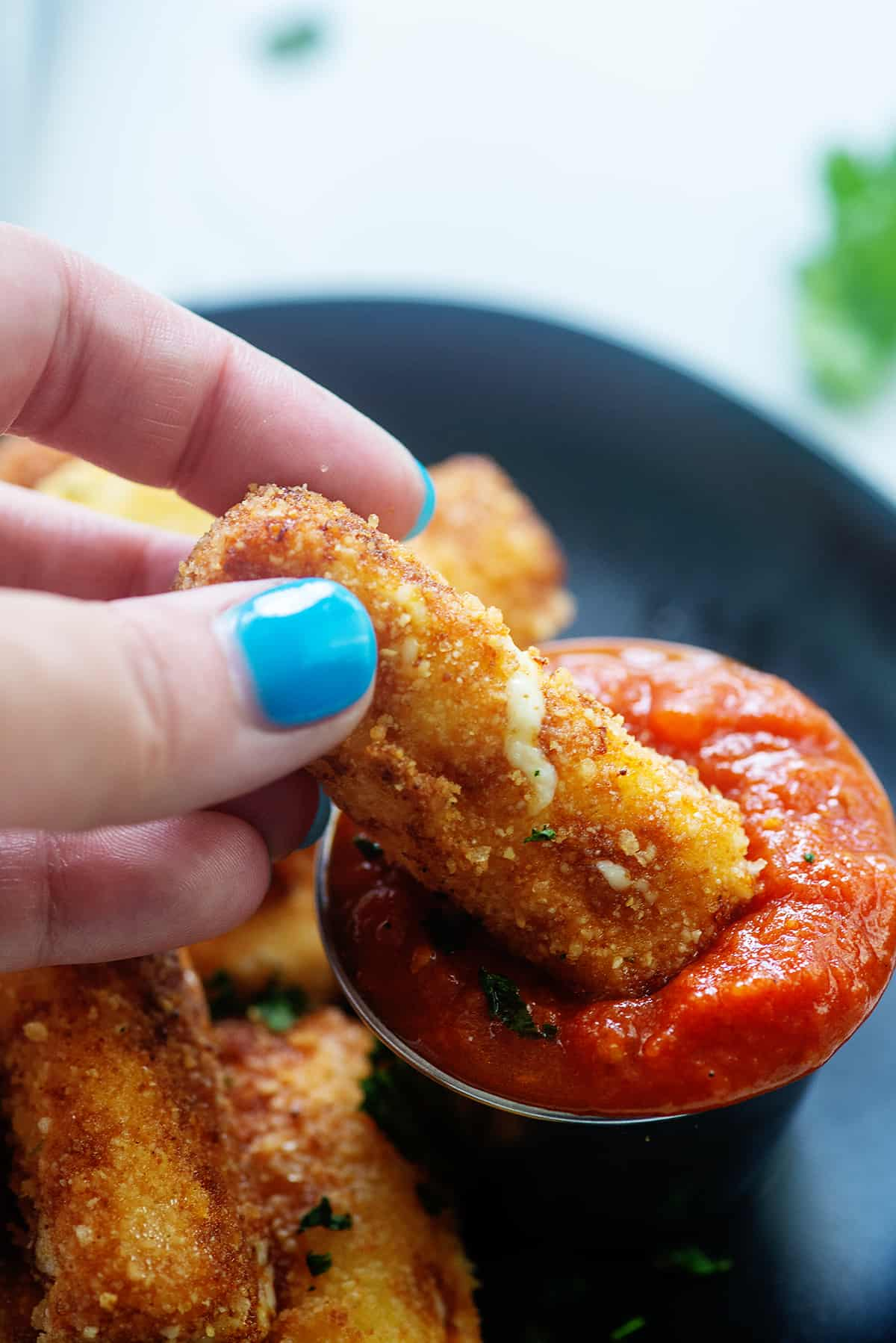 Keto Mozzarella Sticks (Crispy Outside, Melty Inside, No Breadcrumbs Needed)