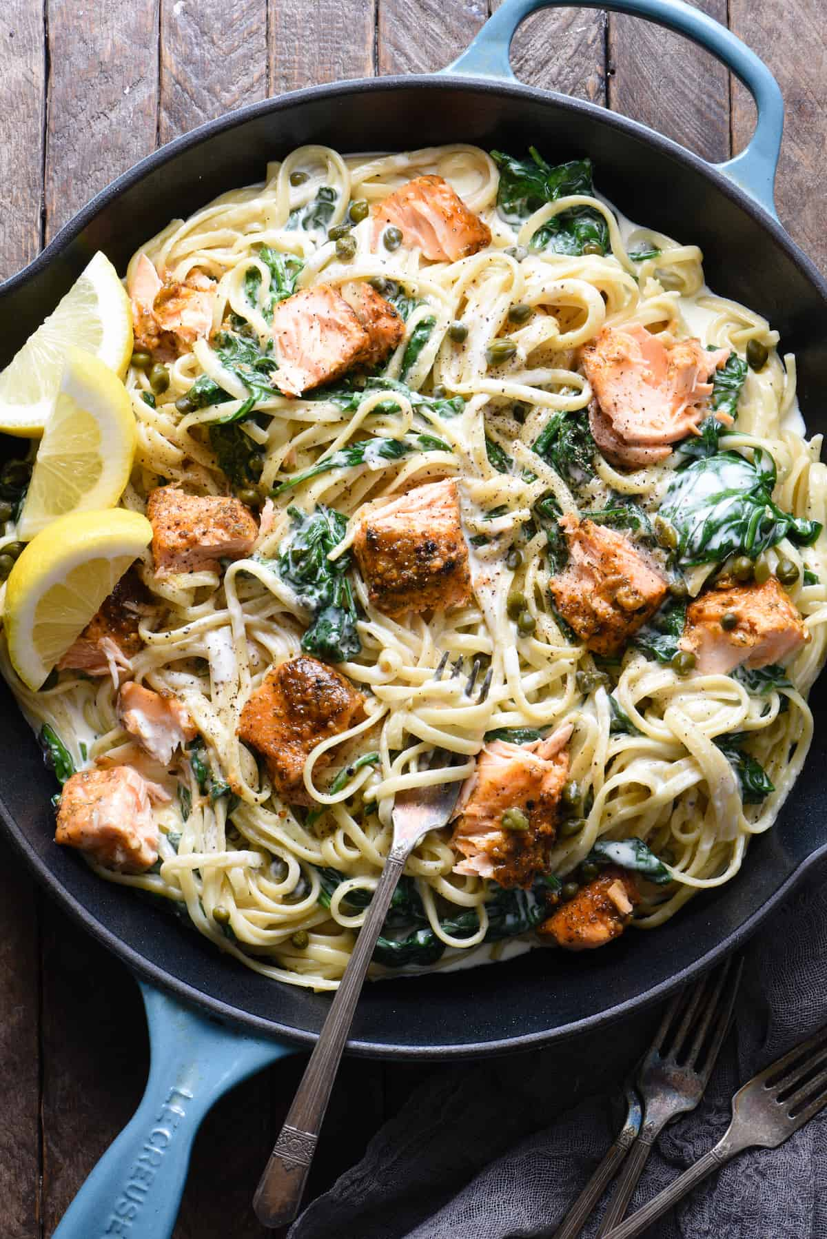 Salmon With Pasta Recipe (Creamy, Easy & Restaurant-Style Dinner)