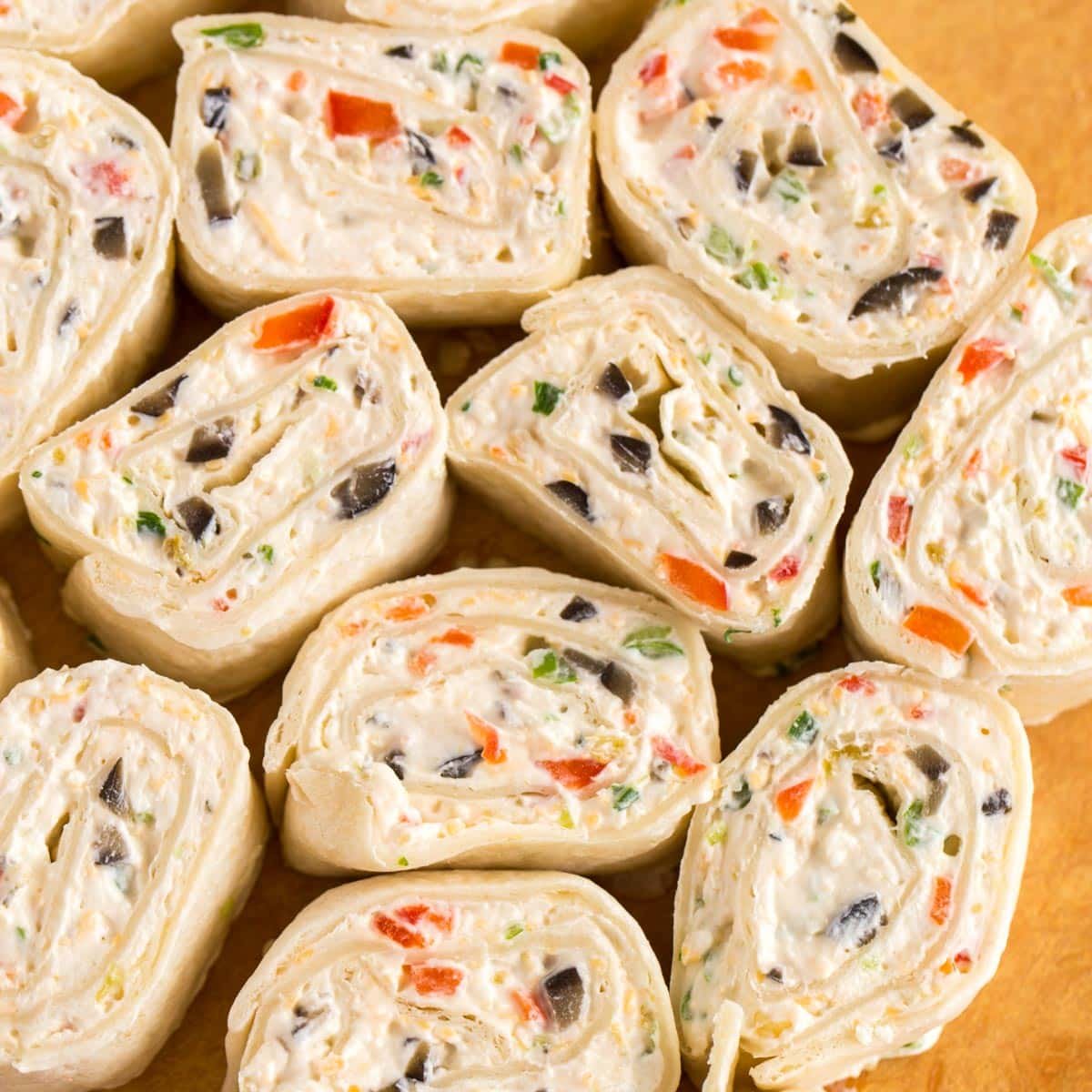 Vegetable Tortilla Roll Ups (Easy Party Appetizer & Make-Ahead Snack)