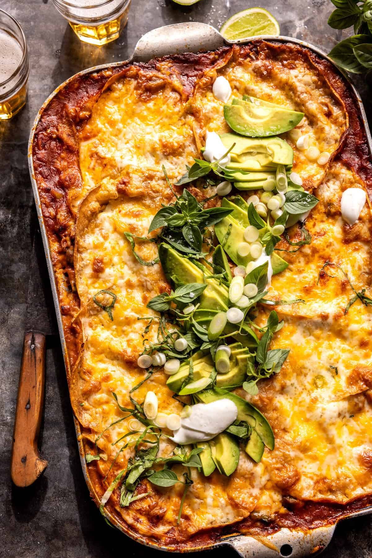 Beef Enchilada Casserole (Layered, Cheesy & Family-Friendly Comfort Food)