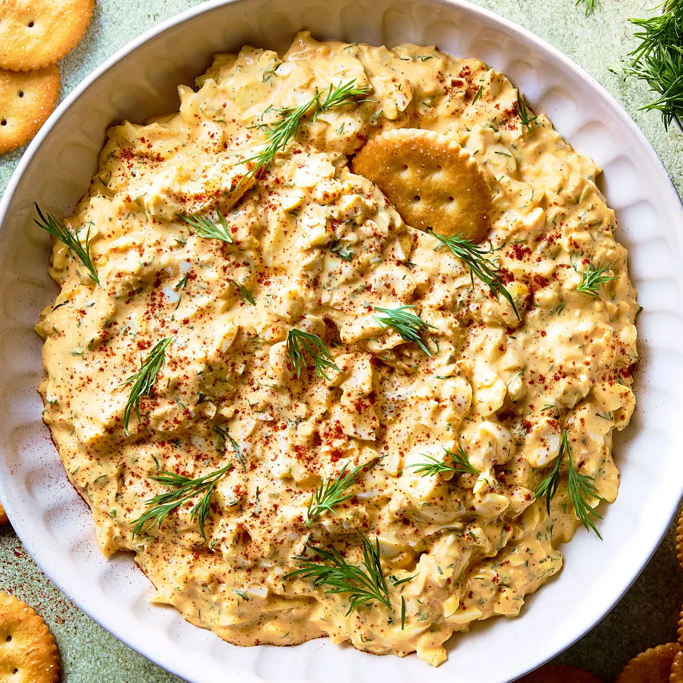 Deviled Egg Dip (Creamy, Tangy & Perfect for Parties)
